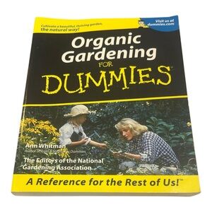 Organic Gardening for Dummies Paperback Book